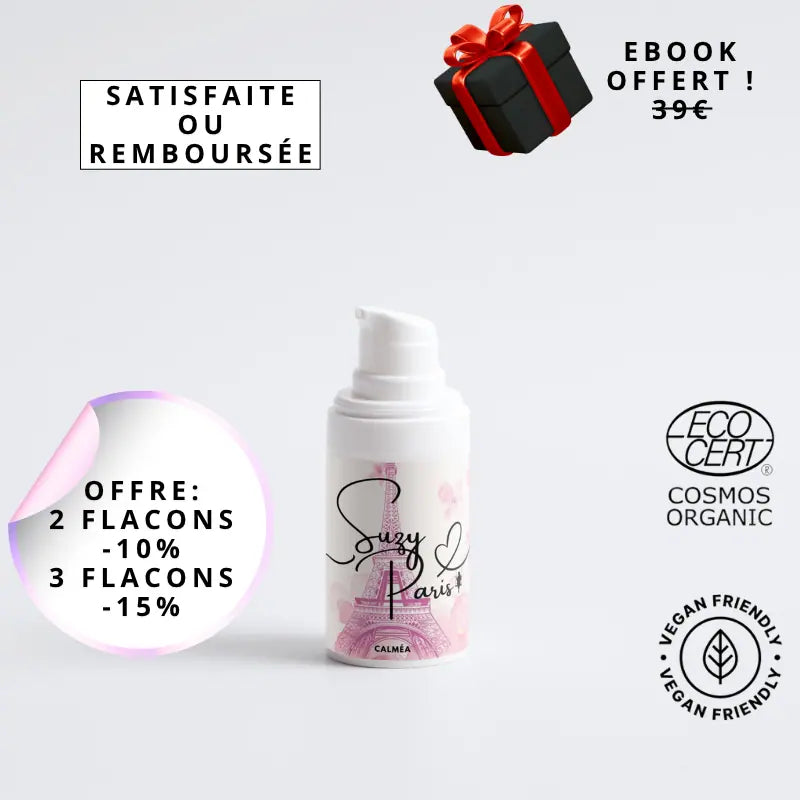 Calméa – Le bouclier ménopause ciblé qui relaie vos hormones protectrices pour retrouver la paix